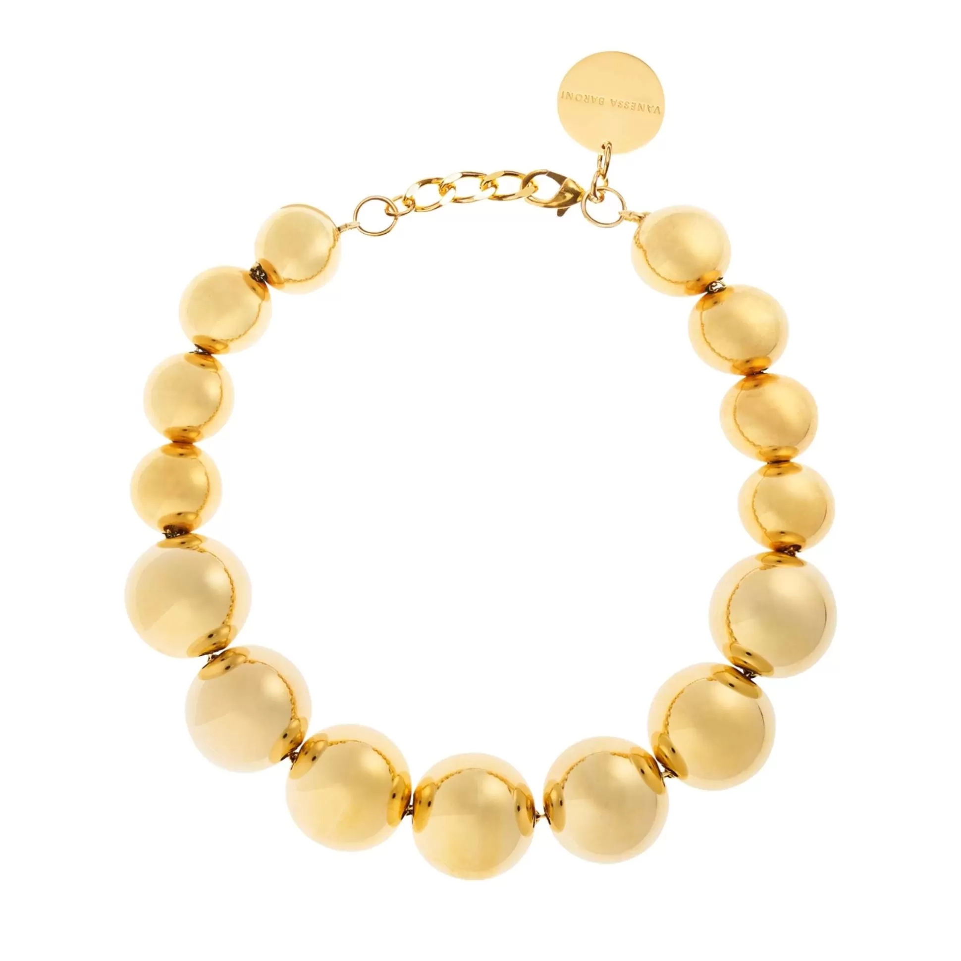 Vanessa Baroni Beads Necklace Gold* Chaines