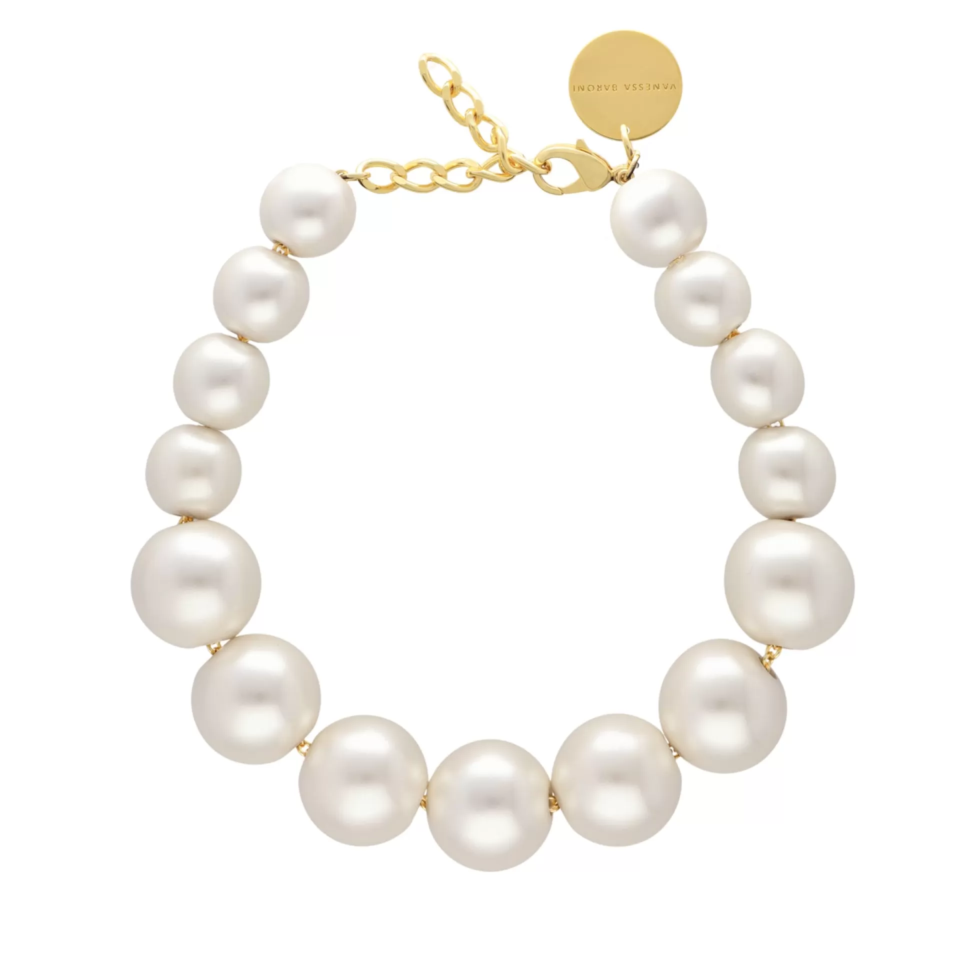 Vanessa Baroni Beads Necklace Pearl* Chaines