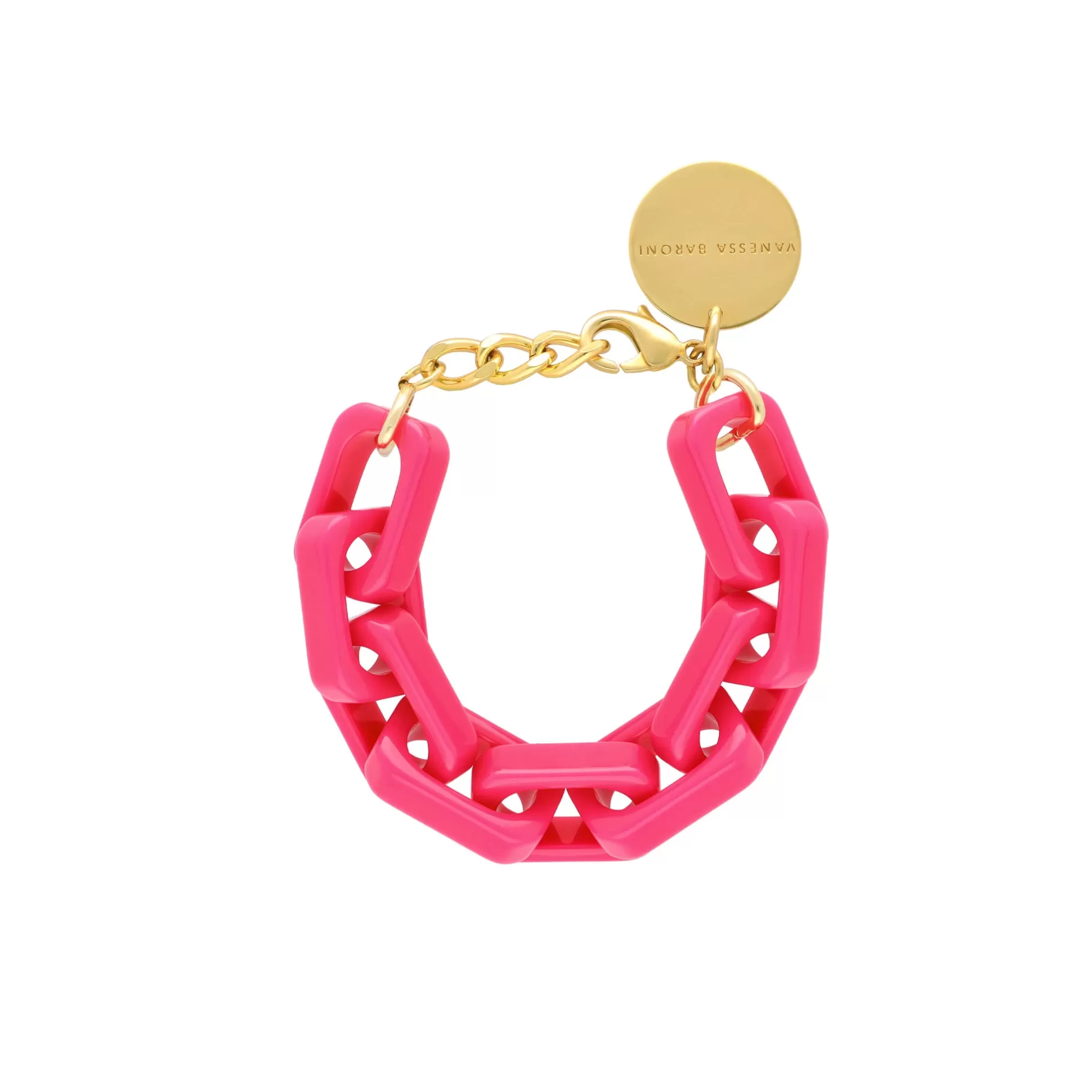 Vanessa Baroni Big Tank Bracelet Pink* Bracelets