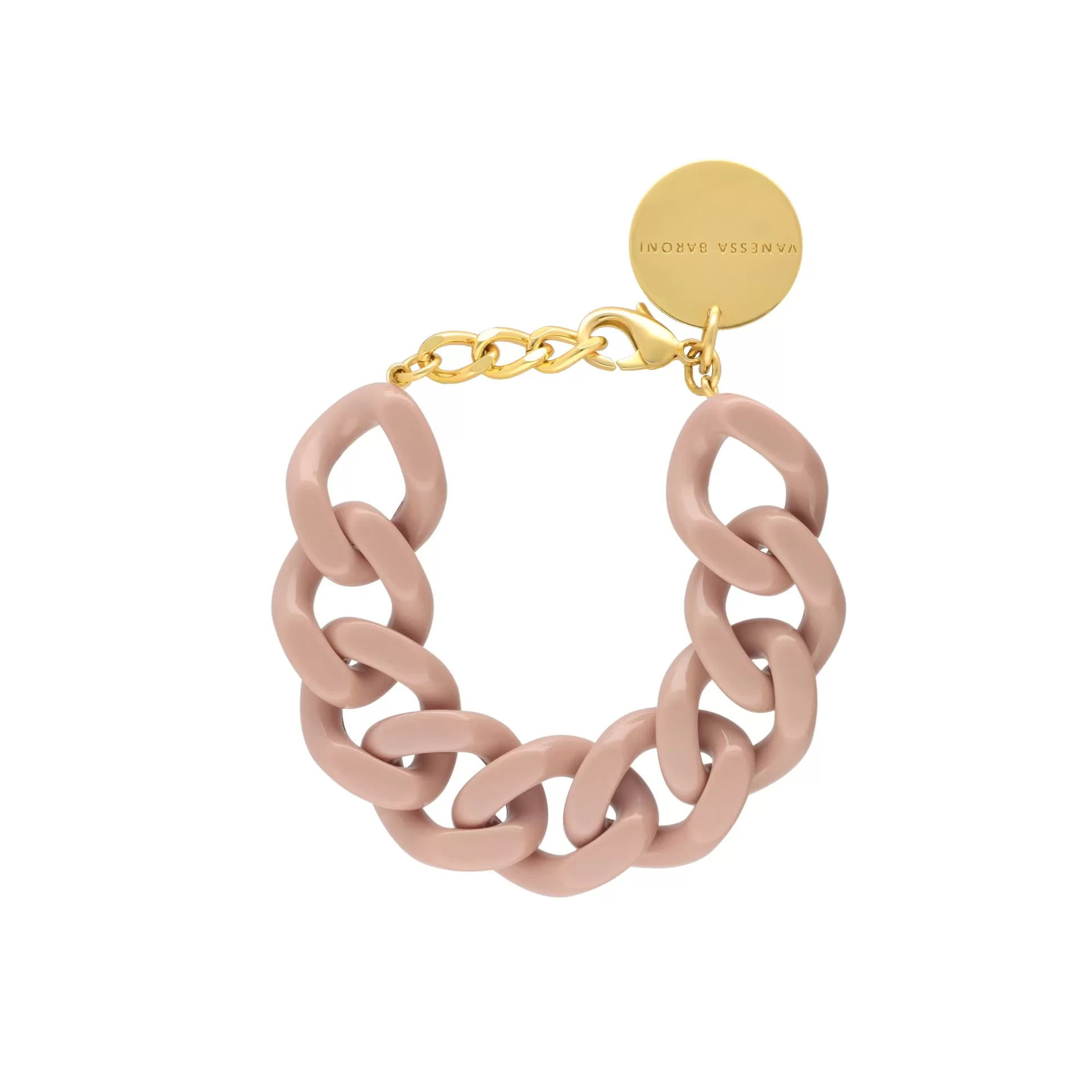 Vanessa Baroni Flat Chain Bracelet Baby Rose* Bracelets