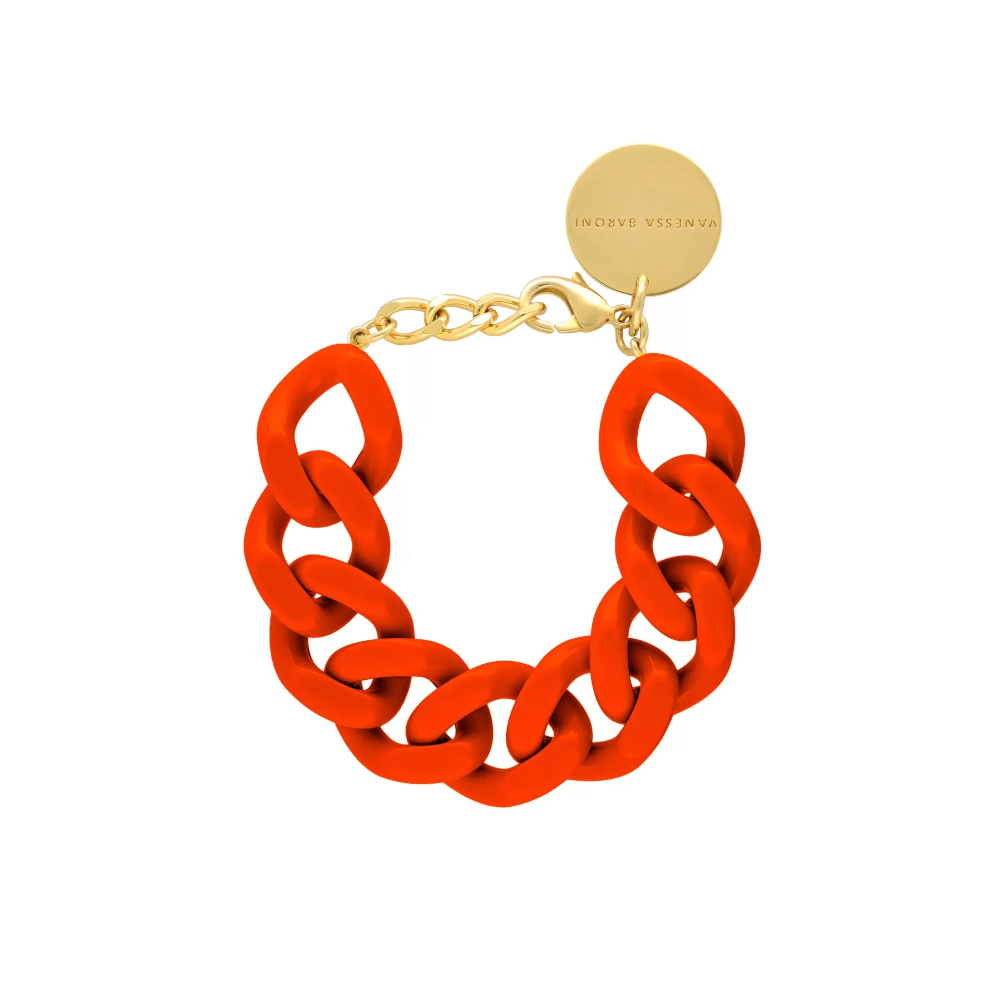 Vanessa Baroni Flat Chain Bracelet Coral* Bracelets