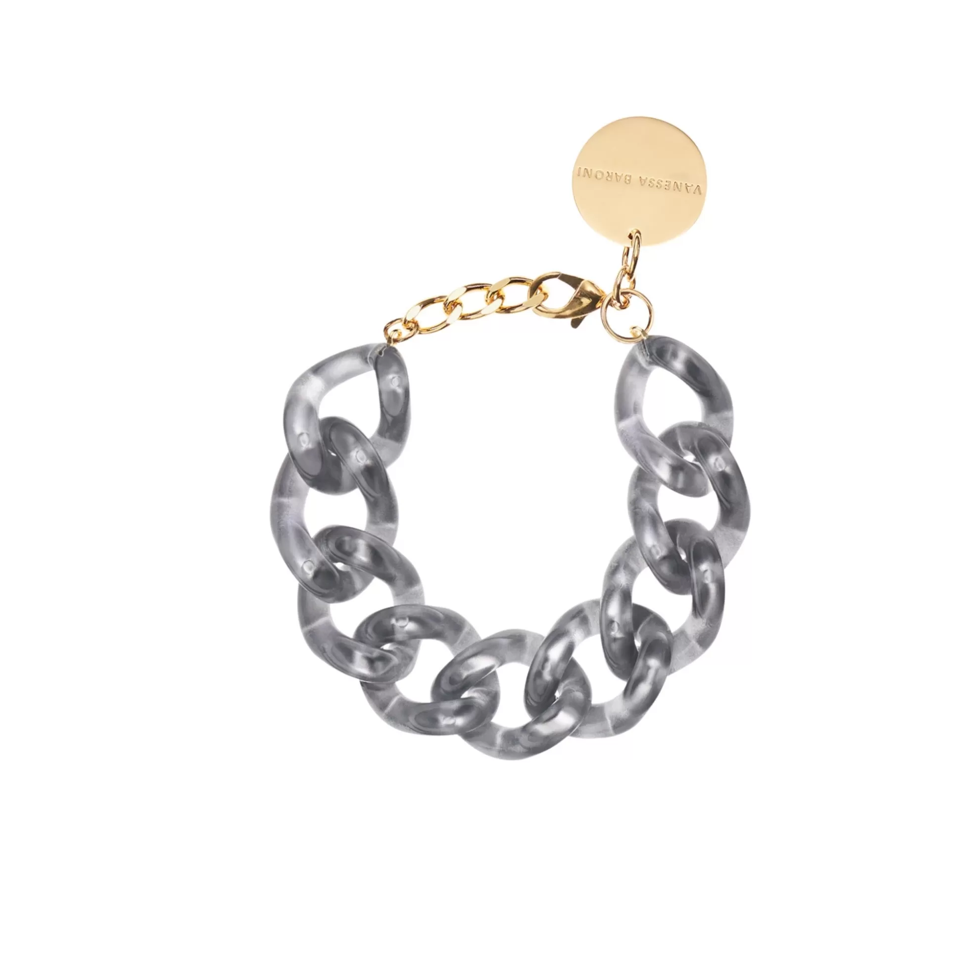 Vanessa Baroni Flat Chain Bracelet Laguna Grey* Bracelets