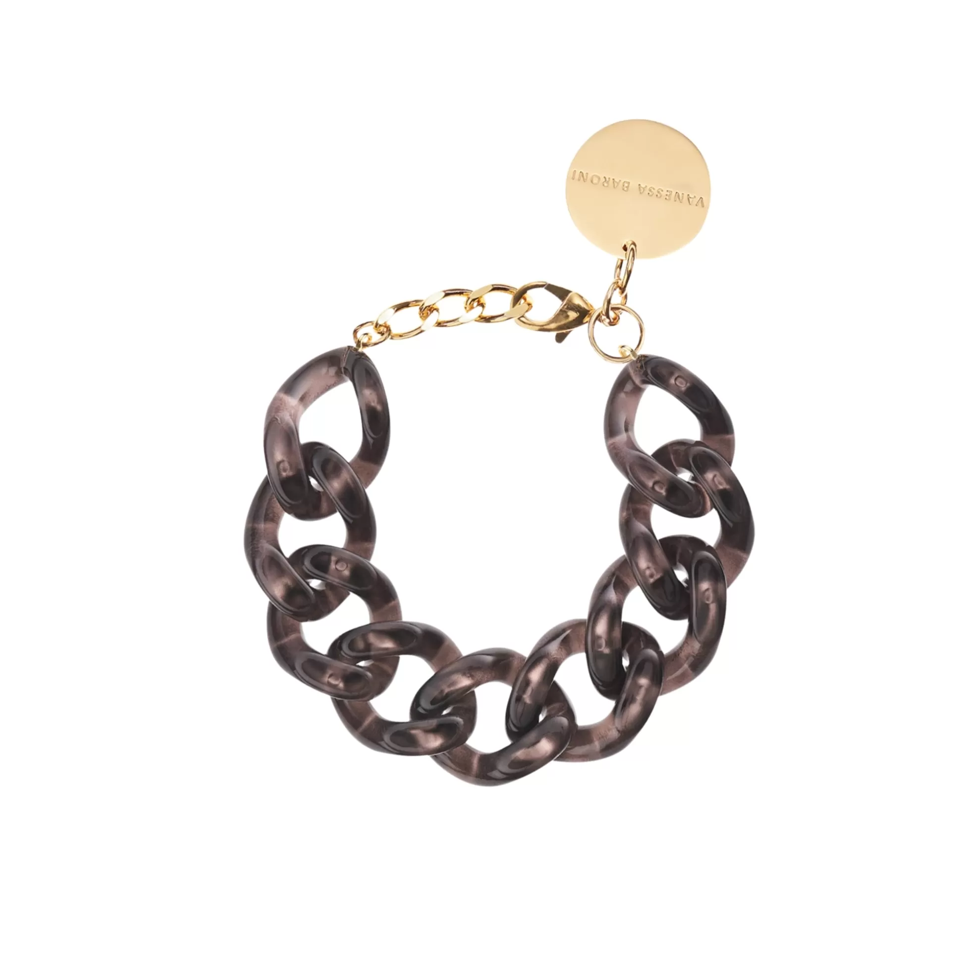 Vanessa Baroni Flat Chain Bracelet Laguna Taupe* Bracelets