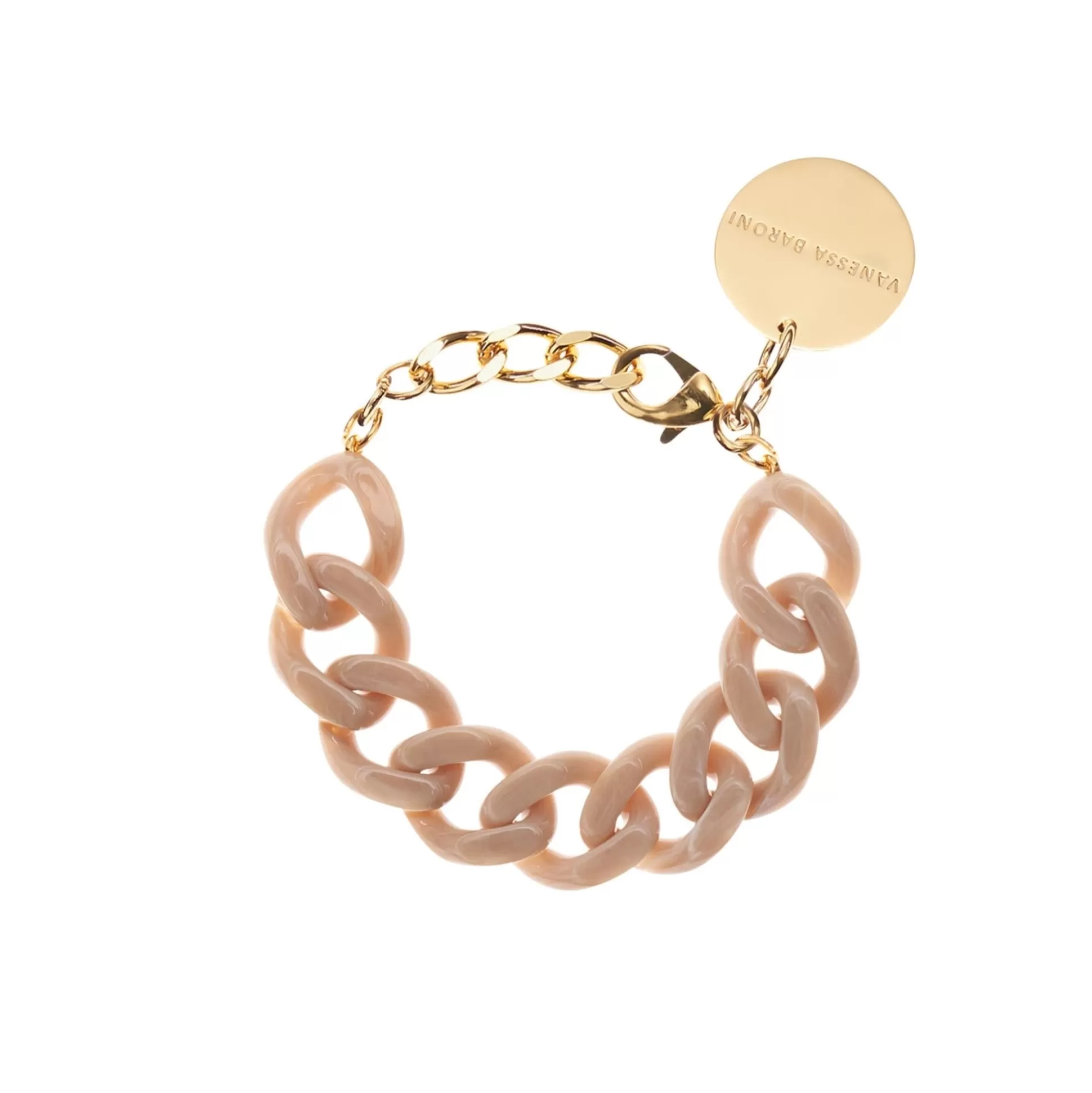 Vanessa Baroni Flat Chain Bracelet Sand Marble* Bracelets