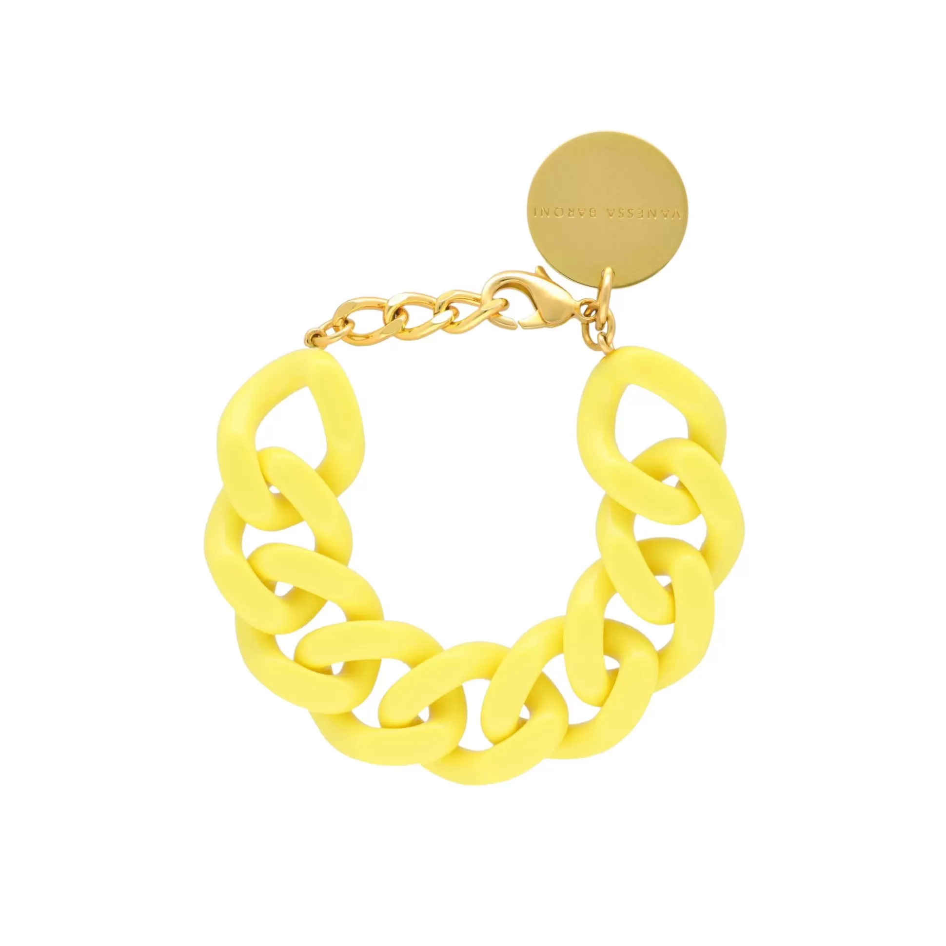 Vanessa Baroni Flat Chain Bracelet Yellow* Bracelets