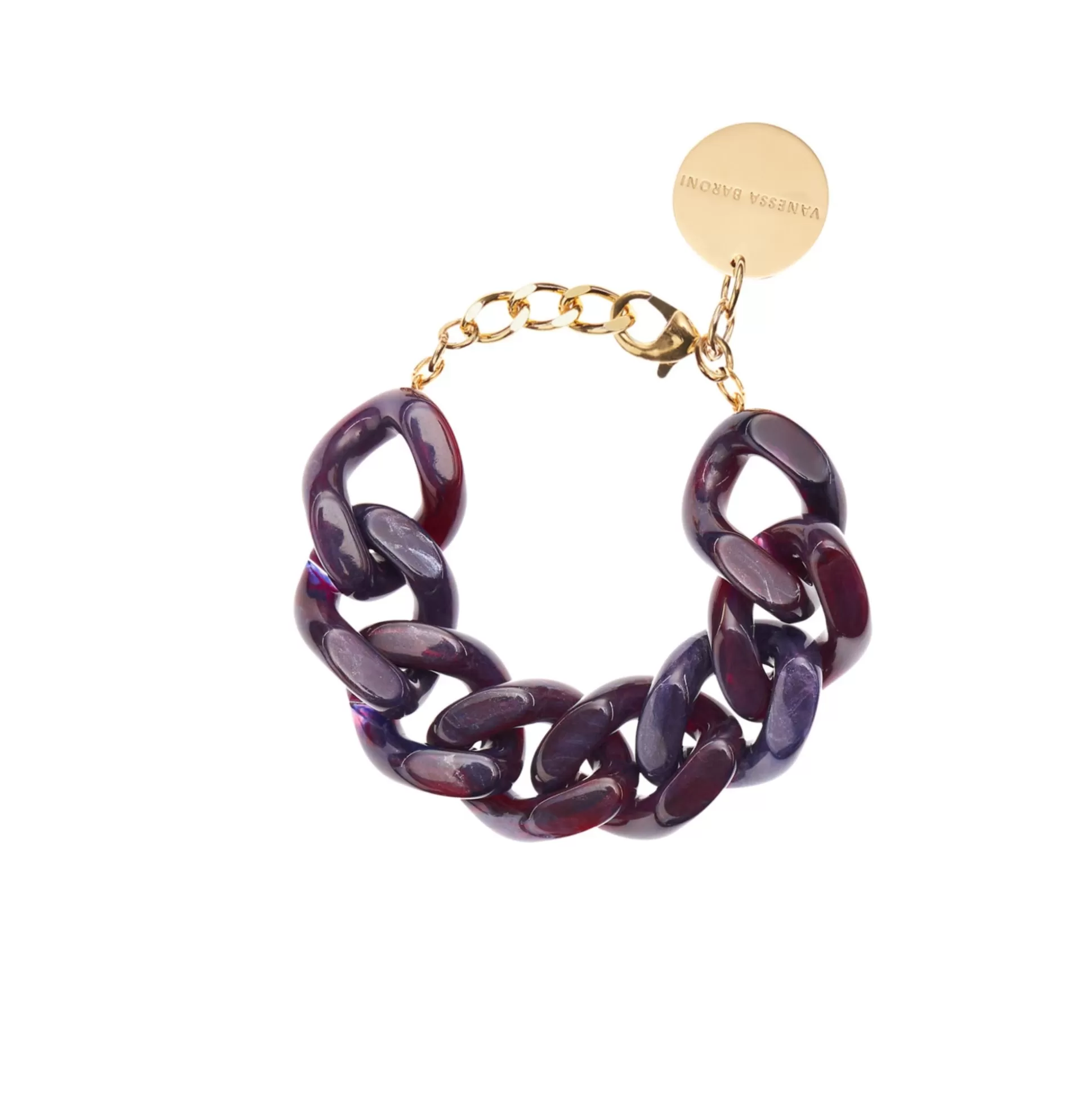 Vanessa Baroni Great Bracelet Aubergine Marble* Bracelets