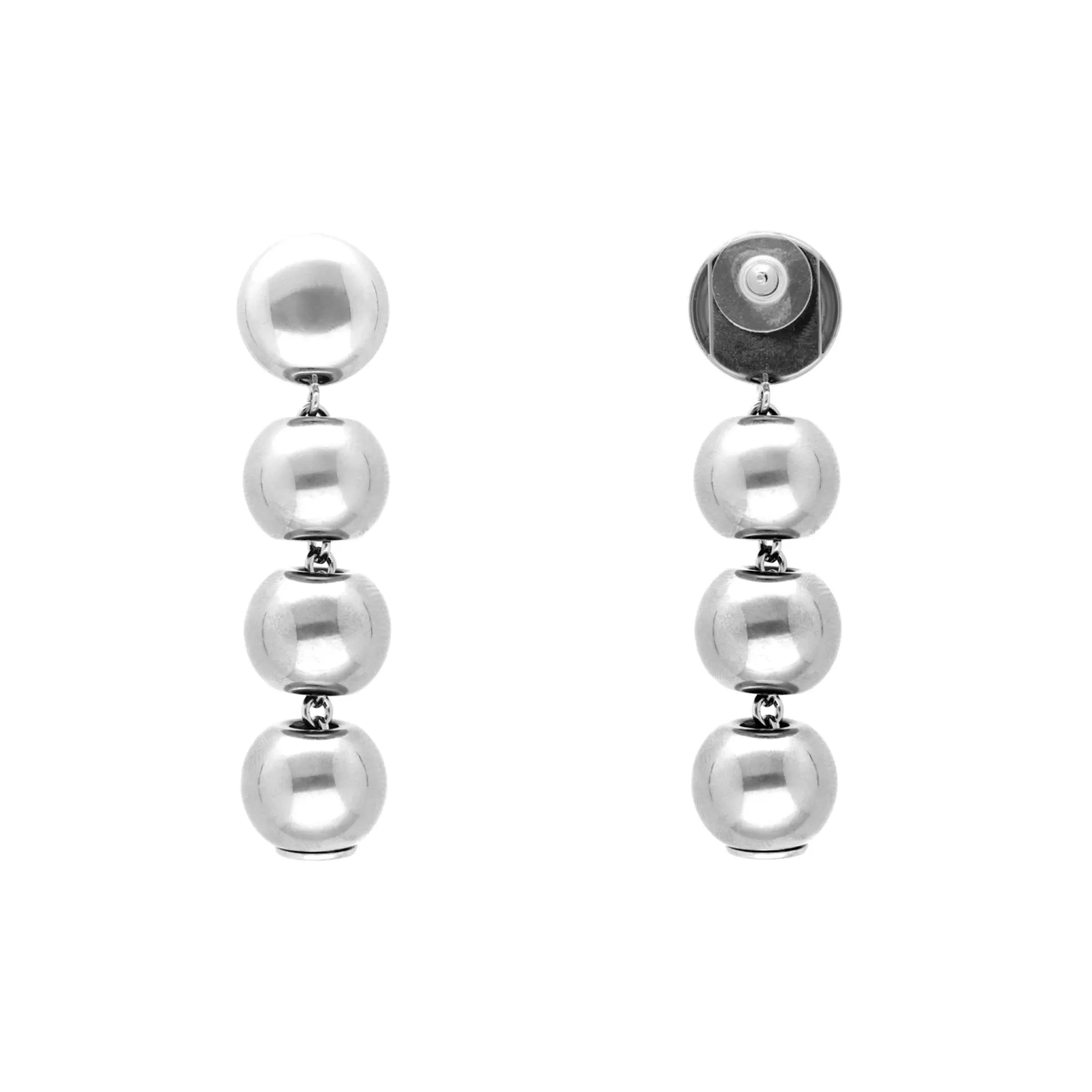 Vanessa Baroni Small Beads Earring Silver* Boucles D Oreilles