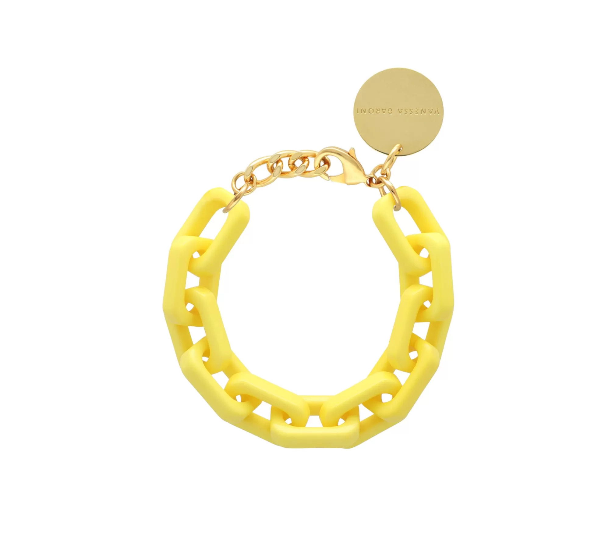 Vanessa Baroni Tank Bracelet Yellow* Bracelets